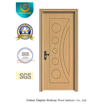 Simple Style White Color MDF Door with Solid Wood for Interior (xcl-818)